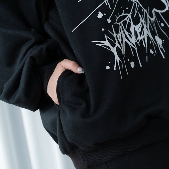 ACDC RAG Baby Punk Devil Punk Oversized Hoodie - Picture 6 of 9